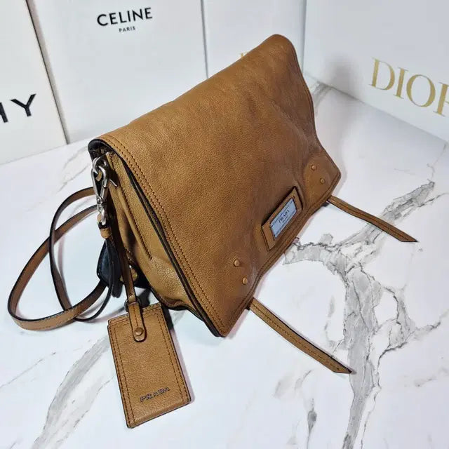 Prada Grace Etiquette Shoulder Flap Bag