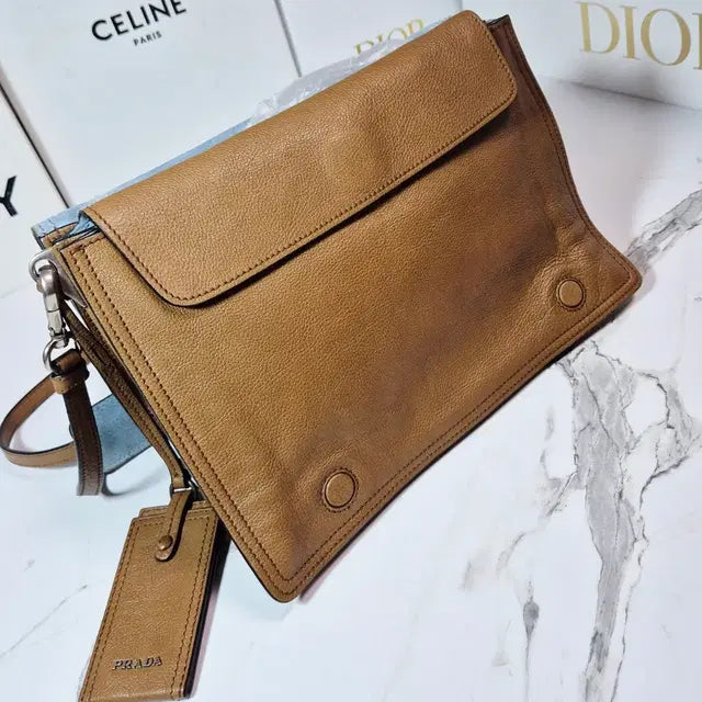 Prada Grace Etiquette Shoulder Flap Bag