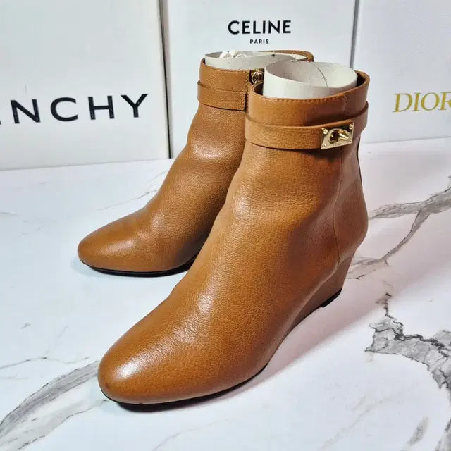 Fendi Wedge Ankle Boots for Women, Size 35.5