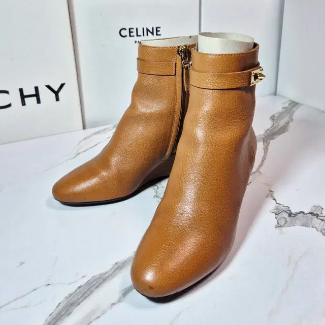 Fendi Wedge Ankle Boots for Women, Size 35.5