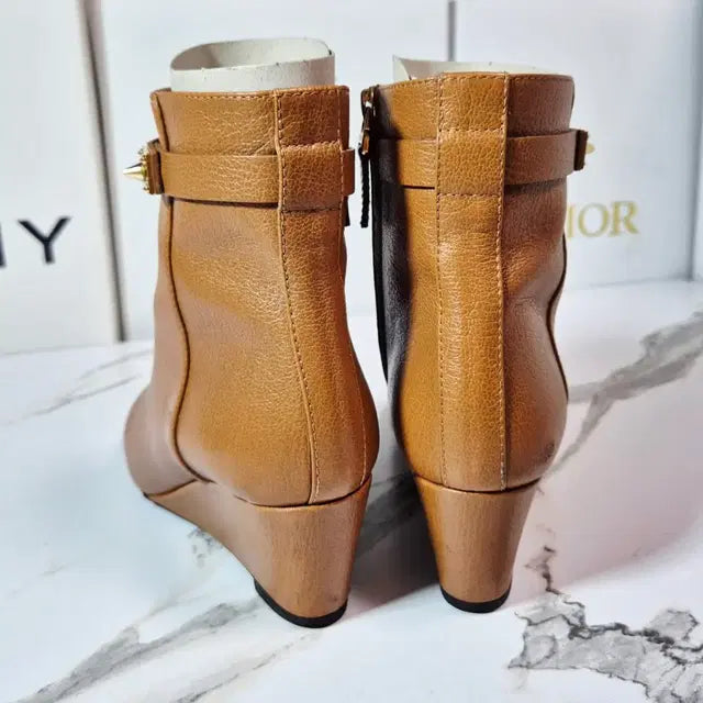 Fendi Wedge Ankle Boots for Women, Size 35.5