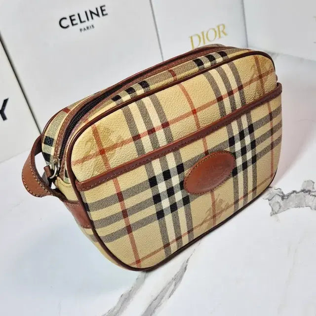 Burberry Nova Check Camera Bag Crossbody