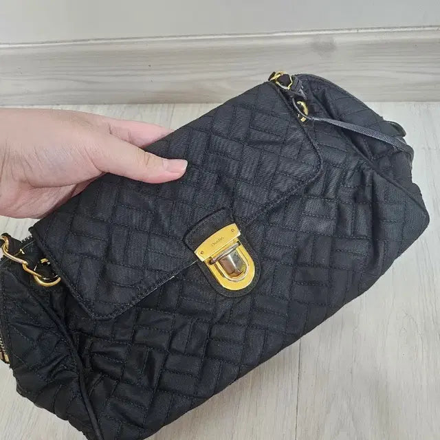 Prada Quilted Chain Nylon Shoulder Bag