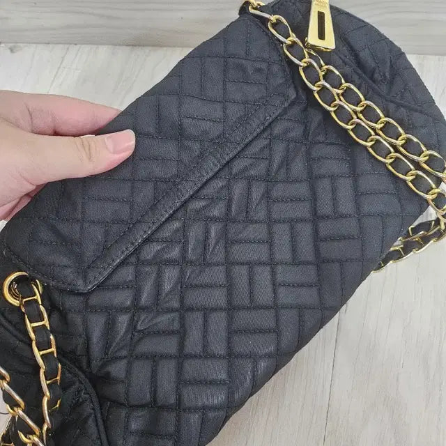 Prada Quilted Chain Nylon Shoulder Bag